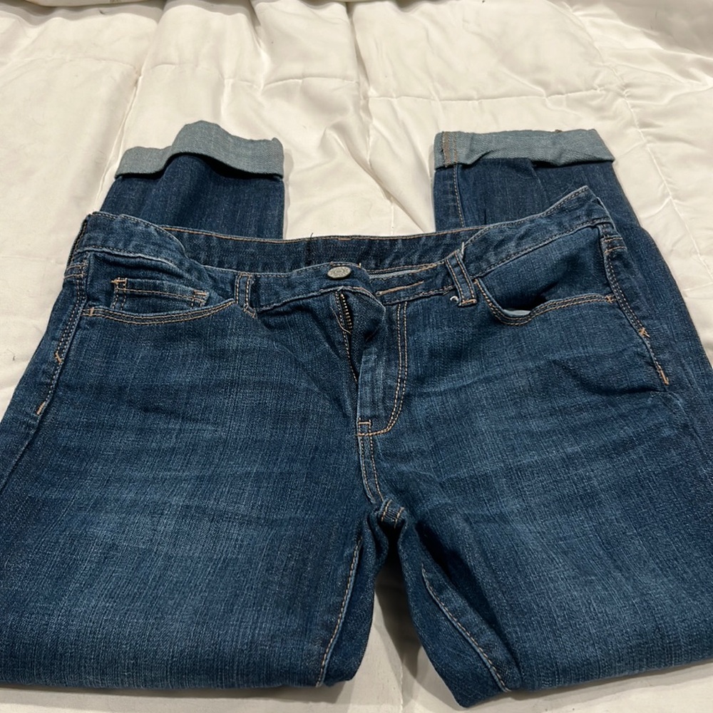 Jeans cuffed ankle